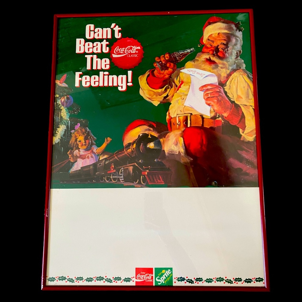 Coca Cola Can’t Beat the Feeling framed poster